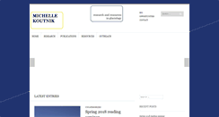 Desktop Screenshot of michelle-koutnik.com