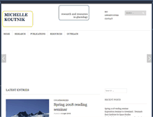 Tablet Screenshot of michelle-koutnik.com